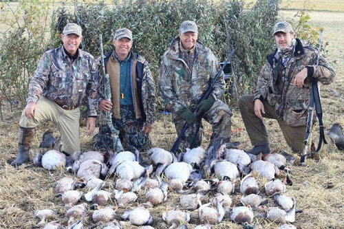 Guided waterfowl hunts are put on in the fall by Venture North Outfitting.